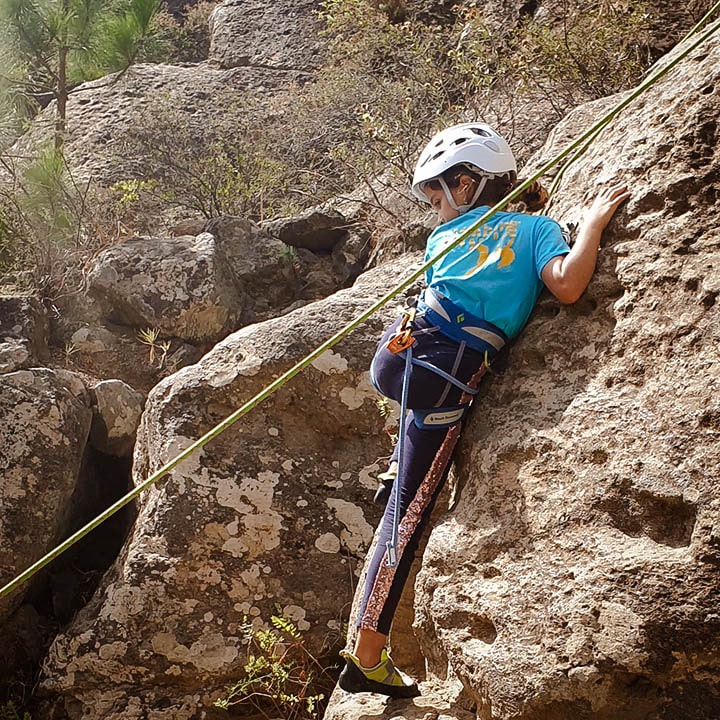 escalada-niña