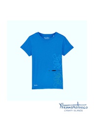 [AT-T-XXX129] Camisa azul   pez